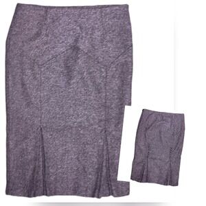 Y2K Body by Victoria gray tweed‎ pencil skirt Vintage SKUW552